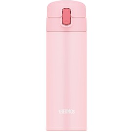 Thermos FJM-350 LP Vacuum Insulated Straw Bottle, 11.8 fl oz (350 ml), Light Pink, For Cold Retention