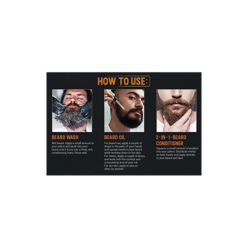 Woodyââ‚¬TMs Beard Stuff Kit ââ‚¬" Includes Beard Wash, Conditioner, and