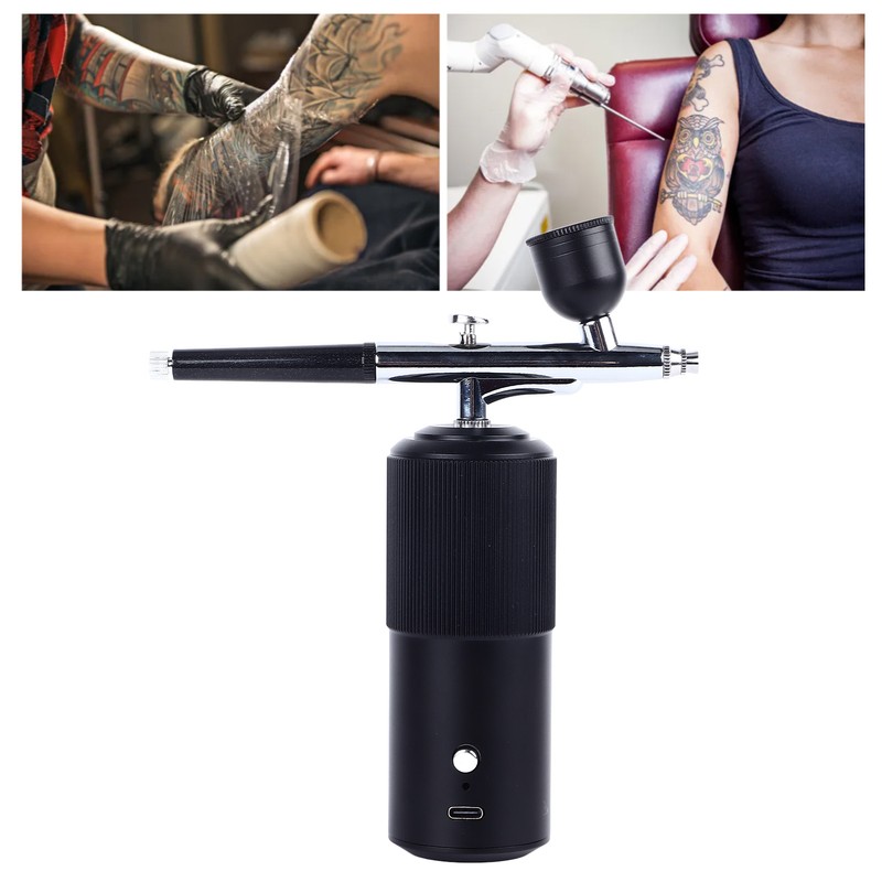Cordless Airbrush Kit with Compressor 23 To 26PSI Rechargeable 3