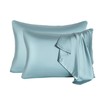 Mulberry Silk Pillowcase for Hair and Skin,Cooling Silk Pillow Case