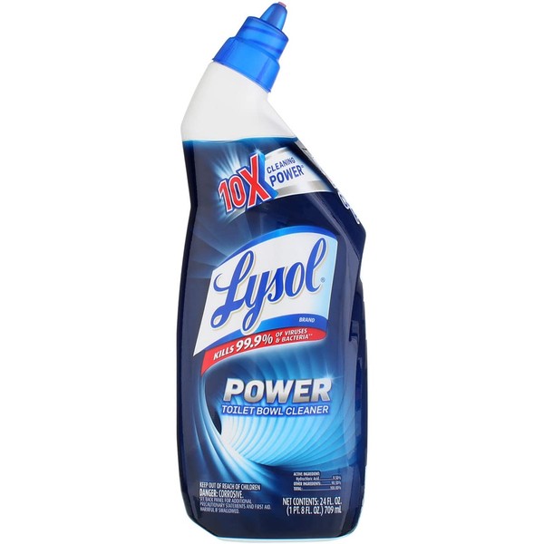 Lysol Power Toilet Bowl Cleaner Value Pack, 2 Count (Pack