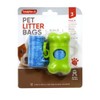 Trendy Pets Pet Cleanup Bags with Holder, Assorted (Pack of