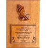 Wooden Praying Hands Francis of Assisi Wall Plaque Gift
