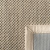 Safavieh Natural Fiber Collection NF143C Border Sisal Area Rug, 4'