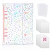 zenoco Sealing Book, Transparent Binder, For Girls, A5, 6 Holes,