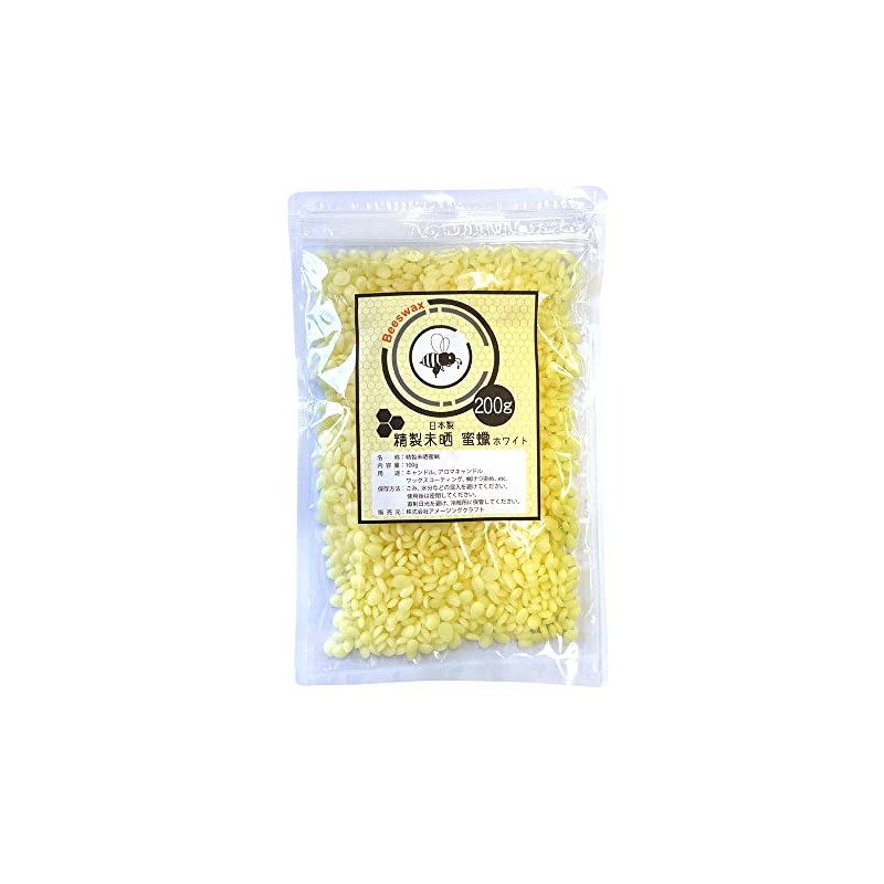 Beeswax Beeswax, 7.1 oz (200 g), White