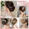 Combs Hair Extension Bun Hair Piece Ponytail Hair Bun Hepburn