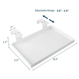 QJWDB Office Cubicle Shelf Hanging Storage Organizer Adjustable Hooks Cubicle Wall Corner Shelves Accessories for Work Decor