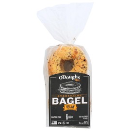 O'Doughs Thins Gluten Free Bagels, Everything, 100 Calorie Bagels, Presliced, 10.58 Ounce [6 Packs]