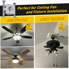 Dremica Ceiling Fan Box, 14.5 Cubic-inches Adjustable Fan and Light