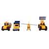 10 Piece Construction Zone Toy Vehicle Playset - Boys Toys