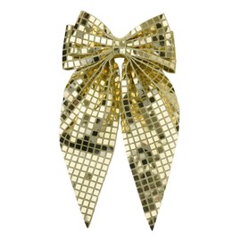 Gold Sequin Hair Bow Clips for Women Girls