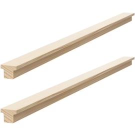 Yousoontic 2 Pack Hardwood Center Mount Drawer Slides Wooden Drawer Track Classic T Shaped Design Fits The Slide Guides