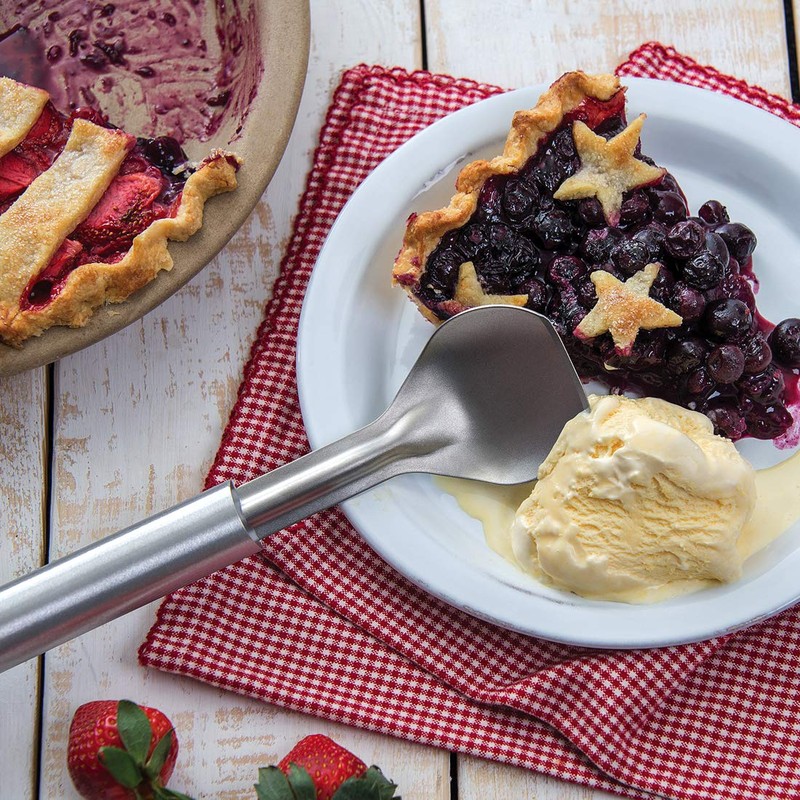 Rada Cutlery Ice Cream Scoop (R137), 2.38x2.38 Stainless Steel Bowl,