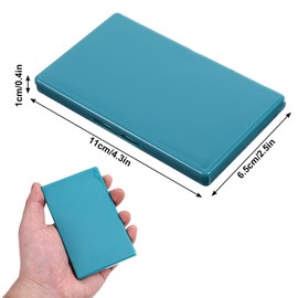 Piriuuo Magnetic Needle Case, Sewing Needle Case Rectangle Magnetic Needle Keeper Portable Knitting Pin Holder Case Sewing Needle Storage Box for Pin Holder Organizer (Green)