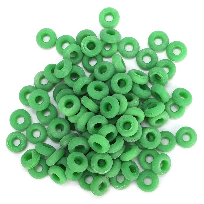 100Pcs Rubber Elastic Sheep Cow Pig Castration Pliers Rings Veterinary