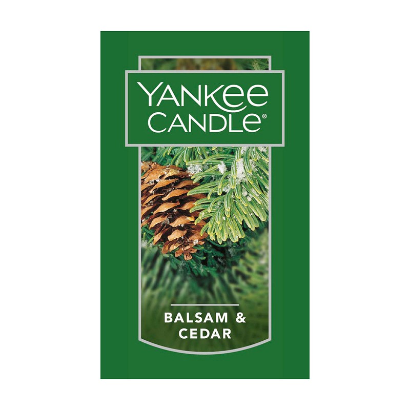 Yankee Candle Balsam & Cedar Scented, Classic 12oz Medium Perfect