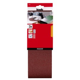 KWB Abrasive Belts, Wood and Metal, 75 x 533 mm, 9025-10