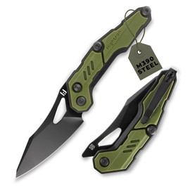 Hightron M390 Steel Pocket Knife 3.05", Spectron, designed by NOC Knives, Front flipper Folding Tactical Knife for Daily Carry, 2026 Gift