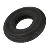 QANYEGN 8in Rubber Solid Tires Flat, Rubber Solid Tires For