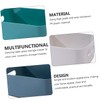 CHILDWEET 6PCS Plastic Storage Boxes Lids Multi-purpose Desk Organizers for