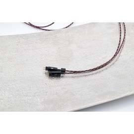 SS SolidSound 2-pin Re-Cable, 5N (99.999%), High Purity OFC Conductor, Earphone Cable, 3.8 ft (1.2 m), 12 Months Warranty, Compatible with Custom 2-Pin Models (Multi-Color L-Shaped Plug)..