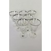 Gorham Lot Of 7 First Lady Reizart Europa Crystal Platinum