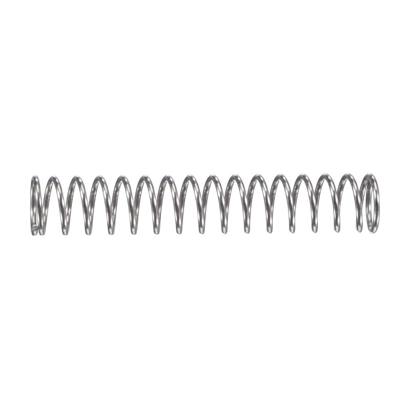 TOP-VIGOR 10Pcs Compression Spring, 8mm OD,0.8mm Wire Size,50mm Free Length