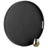 Hanobe Ottoman Tray Serving Decor: Round Large Coffee Table Black
