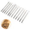12pcs Leather Punch Tool Set Stamp Steel Punch Tool Leather