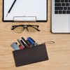 Antiq Leather Pencil Pouch, Currency Pouch, Zippered Pouch for Paper