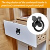 Leikedun Drawer Handles and Ring Pull 4 Pcs Drawer Knobs