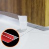 Orghtin T-Shaped Silicone Seal Strip, Clear Door Sealer Weather Stripping,