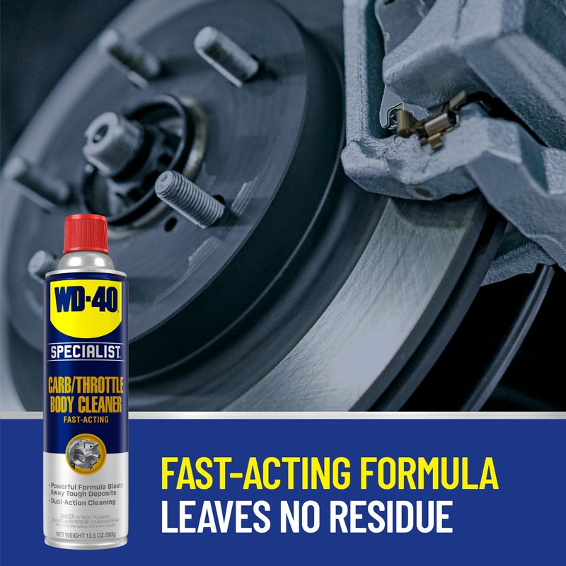 WD-40 Specialist Carb/Throttle Body & Parts Cleaner, 13.5 OZ [6-Pack]