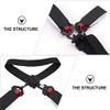 iplusmile 2 Pcs Ski Strap Snowboard Strap Skateboard Tie Down