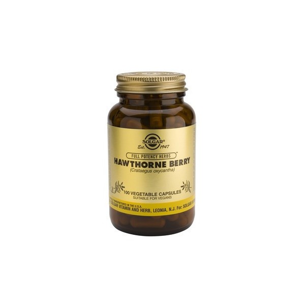 Solgar Hawthorne Berry 100 Vegetable Capsules