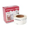 L LIKED 250 Dissolvable Food Labels,1 1/8x2 1/4 in Ball