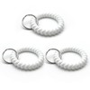 TENOC Spiral Coil Keychain 3 Pcs, Anti-lost Key Chain Holder