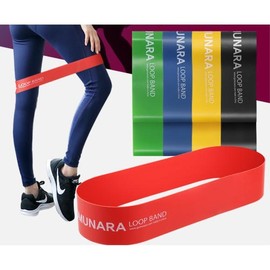 Home Self-Workout Squat Strength Training Latex Hip-Up Band Lower Body Strength & Elasticity Home Gym Muscle Belt for Exercise / 가정용 셀프운동 스쿼트 근력강화 라텍스 힙업밴드 하체근력 탄력 홈짐 근육벨트 운동용