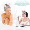 Cute Gray Rabbit Ears Headband Frog Eye Elastic to Wash