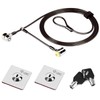 I3C Laptop Security Cable Lock Anti-Theft 2.05m Strong Twin Lock