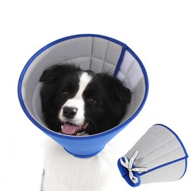 HanryDong Recovery Collar Soft E-collor For Pet Dogs Cats, Breathable Soft Elizabethan Cone, E-Collars for Dogs After Surgery