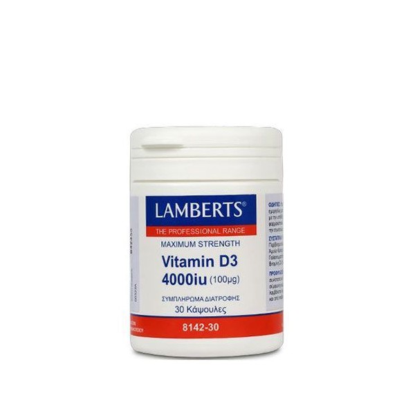 Lamberts Vitamin D3 4000iu 30 Caps