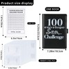 NICOOTH 100 Envelopes Money Saving Binder A5 Savings Challenge Book