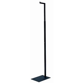 Retail Resource VM504/MAB Clothing Display Hanger 49-78" (H), Black