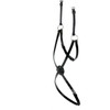 Collegiate Mono Crown Grackle Noseband, Black, Cob