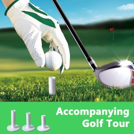 6Pcs Rubber Tees for Golf Mats, Premium T Shape Rubber Golf Tees, Golf Tees for Range Mats, Tee Adaptor Size 2'' 2.5'' 3'' Practice Mat, for Driving Range and Outdoor Training Hitting Mats