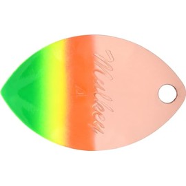 Yakima Bait Mulkey's Mini Guide Flash Spinner Blades - Size 3.5 Rainbow Tip