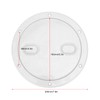 Deck Plate, 6in Deck Plate Inspection Hatch Cover Round White