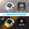 Solar Deck Lights Driveway Dock Lights, VOLISUN 12-Pack Led Wireless